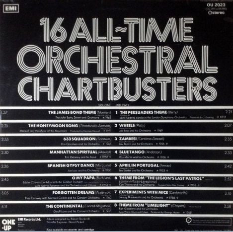 Various : 16 All-Time Orchestral Chartbusters (LP, Comp)