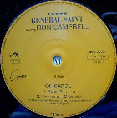 General Saint : Oh Carol! (12")