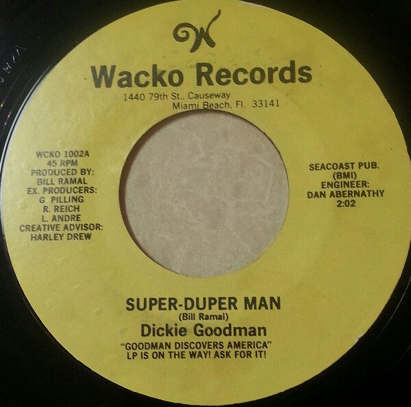 Dickie Goodman : Super-Duper Man (7")