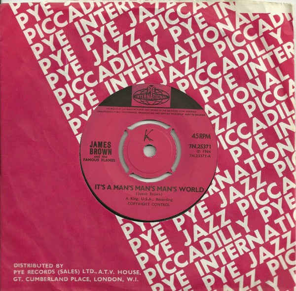 James Brown & The Famous Flames : It's A Man's Man's Man's World (7", Single, 4-p)