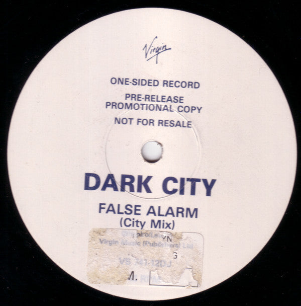 Dark City (2) : False Alarm (12", S/Sided, Promo)