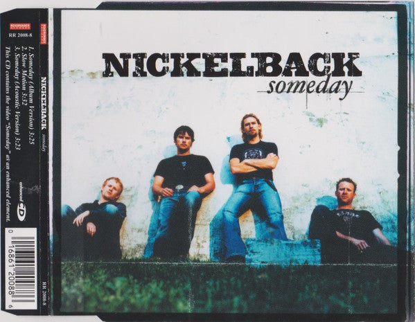 Nickelback : Someday (CD, Maxi, Single, Enh)