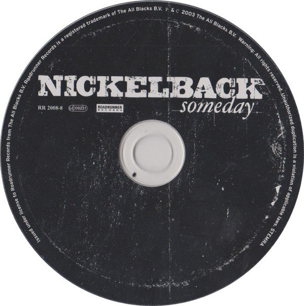 Nickelback : Someday (CD, Maxi, Single, Enh)