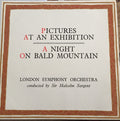 Moussorgsky*, Sir Malcolm Sargent, London Symphony Orchestra : Pictures At An Exhibition / A Night On Bald Mountain (LP, Mono, Club)