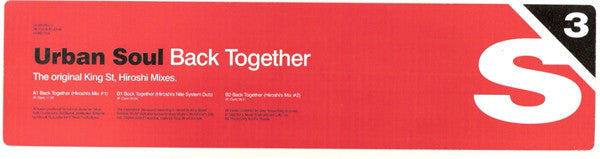 Urban Soul : Back Together (The Original King Street Hiroshi Mixes) (12", Promo, W/Lbl)