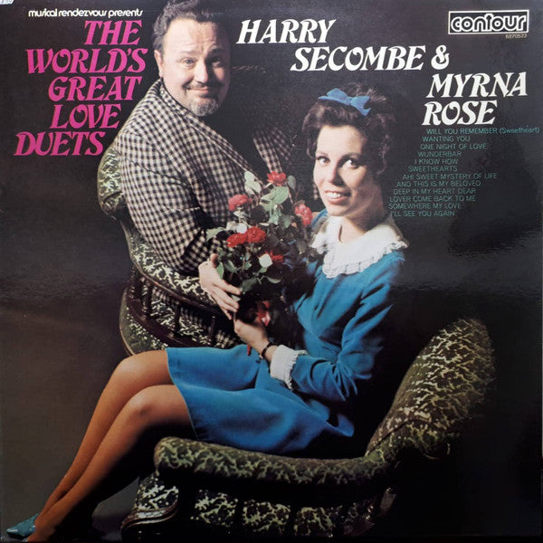 Harry Secombe & Myrna Rose : The World's Greatest Love Duets (LP, RE)
