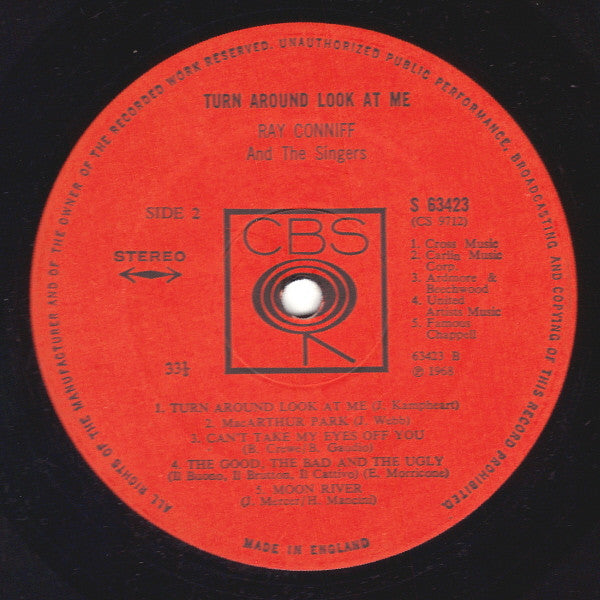 Ray Conniff And The Singers : Turn Around Look At Me (LP, Album)