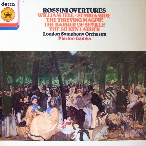 Gioacchino Rossini, London Symphony Orchestra, Pierino Gamba : Rossini Overtures (LP, RE)