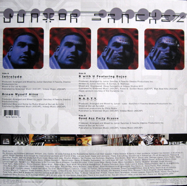 Junior Sanchez : 2Morrows Future 2Day (2x12")