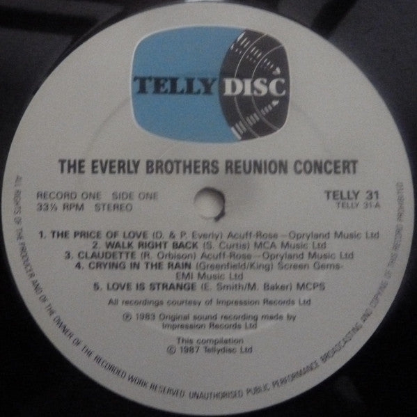 Everly Brothers : Reunion Concert (3xLP, Album + Box)