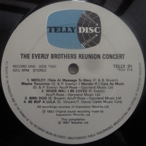 Everly Brothers : Reunion Concert (3xLP, Album + Box)