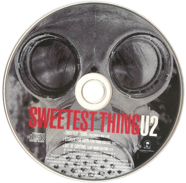U2 : Sweetest Thing (CD, Single)