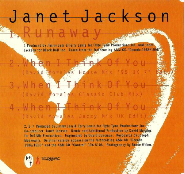 Janet Jackson : Runaway (CD, Single, PDO)