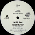 Mai Tai : Female Intuition (12", Single, Promo)