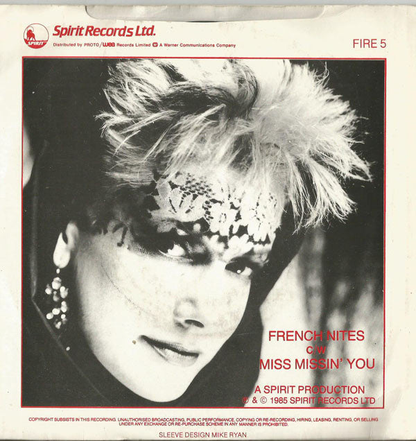 Judy High : French Nites (7", Single)