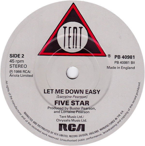 Five Star : If I Say Yes (7", Single)
