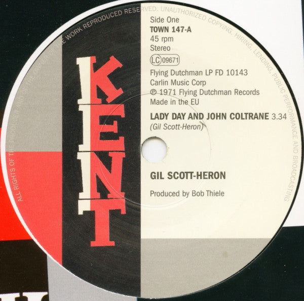 Gil Scott-Heron / Cesar 830 : Lady Day And John Coltrane / See-Saw Affair (7")