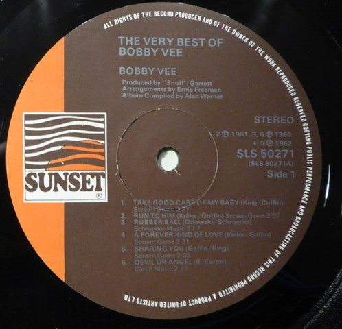 Bobby Vee : The Very Best Of Bobby Vee (LP, Comp)