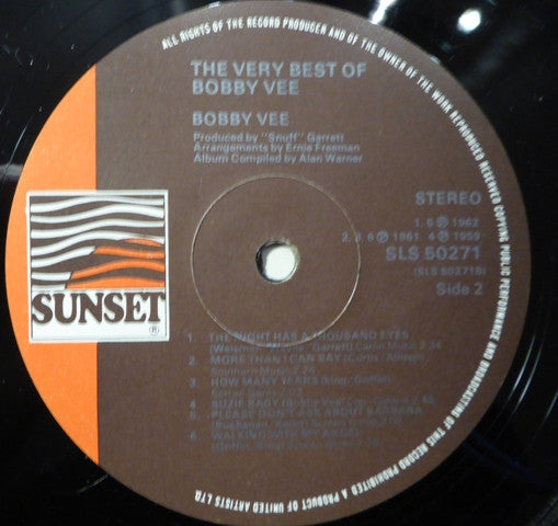 Bobby Vee : The Very Best Of Bobby Vee (LP, Comp)