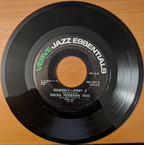 The Oscar Peterson Trio : Tenderly (7", Single)