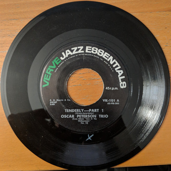 The Oscar Peterson Trio : Tenderly (7", Single)