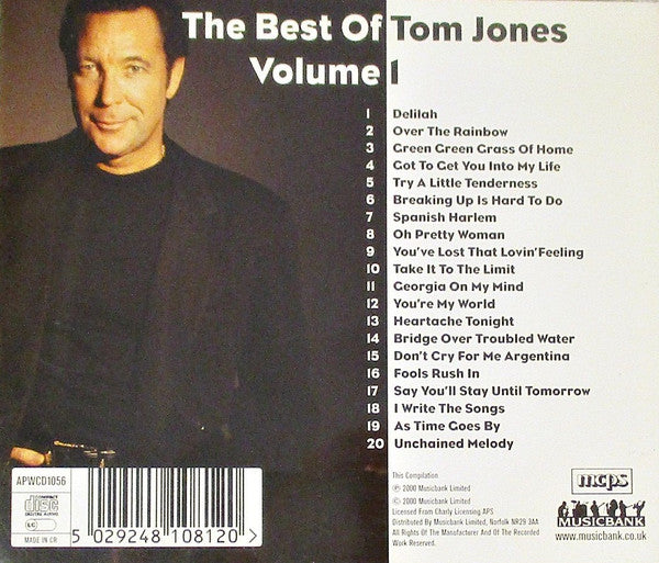 Tom Jones : The Best Of Tom Jones - Volume 1 (CD, Comp)