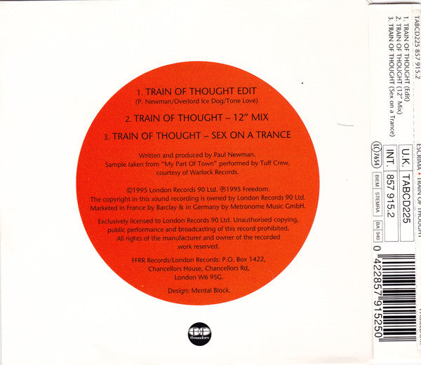 Escrima : Train Of Thought (CD, Single)