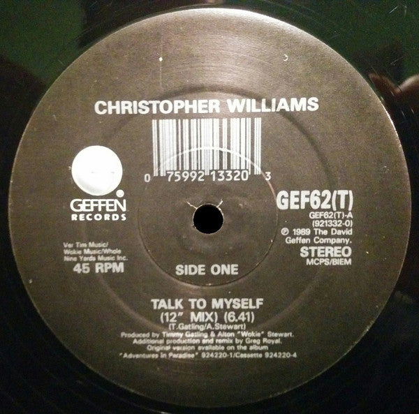 Christopher Williams : Talk To Myself (12")