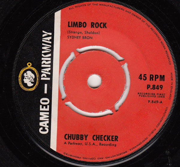 Chubby Checker : Limbo Rock / Popeye (The Hitch-hiker) (7", Single)