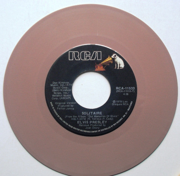 Elvis Presley : Are You Sincere / Solitaire (7", Ltd, Bei)