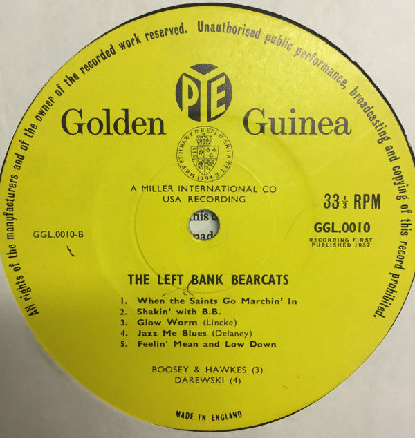 The Left Bank Bearcats : The Left Bank Bearcats In Hi-Fi! (LP, Album)