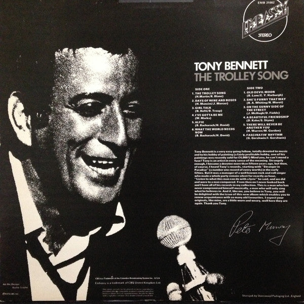 Tony Bennett : The Trolley Song (LP, Comp)