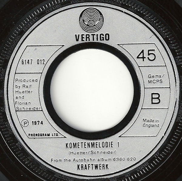 Kraftwerk : Autobahn (7", Single)