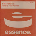 Peter Presta : What's Your Name? (12")