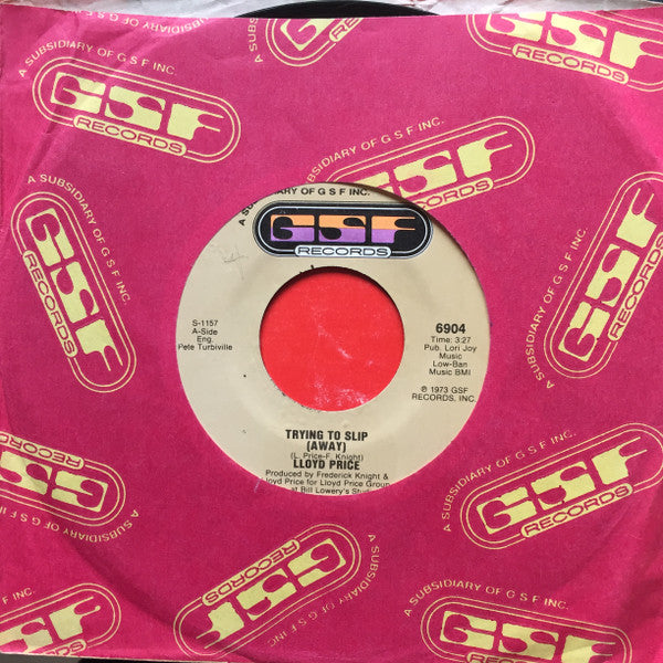 Lloyd Price : Trying To Slip (Away) (7", Pla)