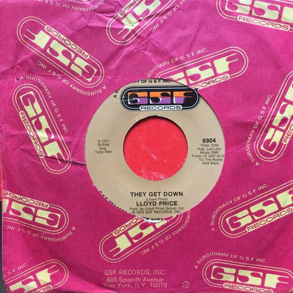 Lloyd Price : Trying To Slip (Away) (7", Pla)