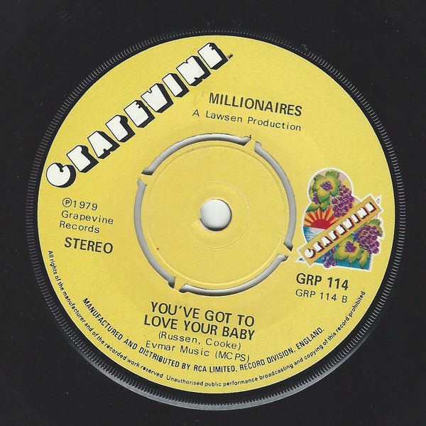 The Ellingtons / Millionaires* : (I'm Not) Destined To Become A Loser / You've Got To Love Your Baby (7", Single)