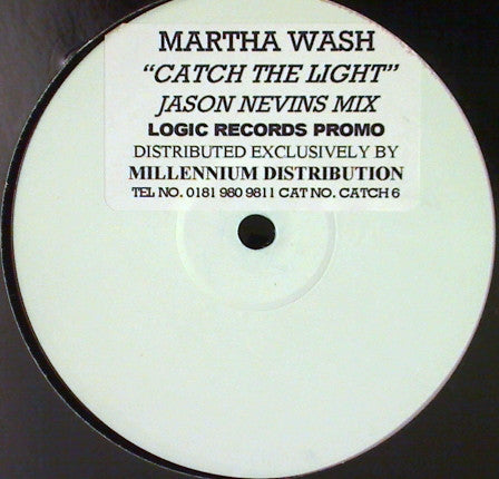 Martha Wash : Catch The Light (12", S/Sided, Promo, W/Lbl, Sti)