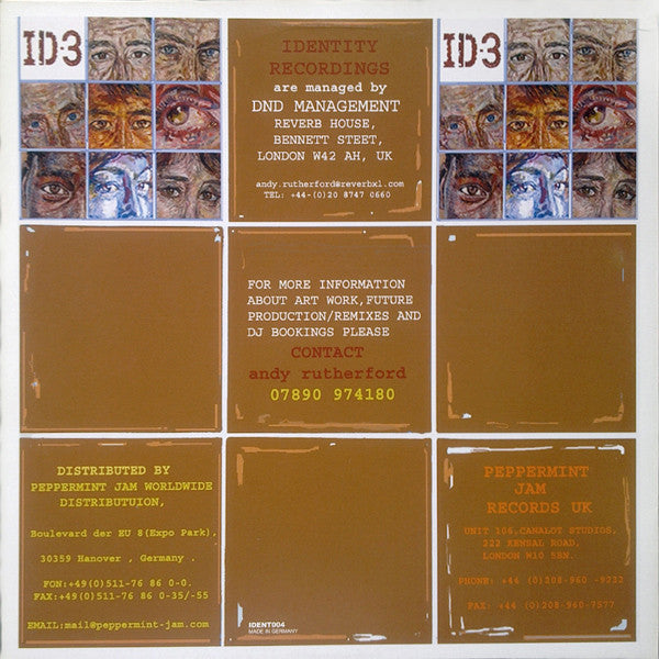 Identity (3) Featuring Mim Grey : Open Your Eyes (12")