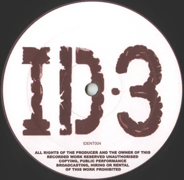 Identity (3) Featuring Mim Grey : Open Your Eyes (12")