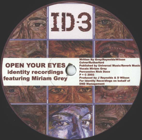Identity (3) Featuring Mim Grey : Open Your Eyes (12")