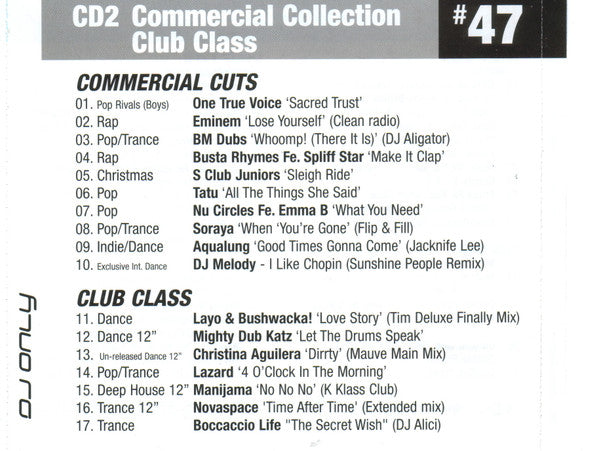 Various : DMC Presents DJ Only #47 (2xCD, Comp, Promo)