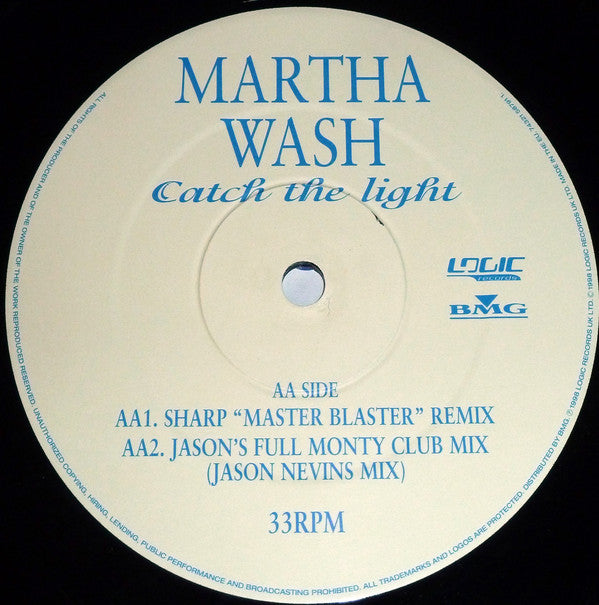 Martha Wash : Catch The Light (12", Single)