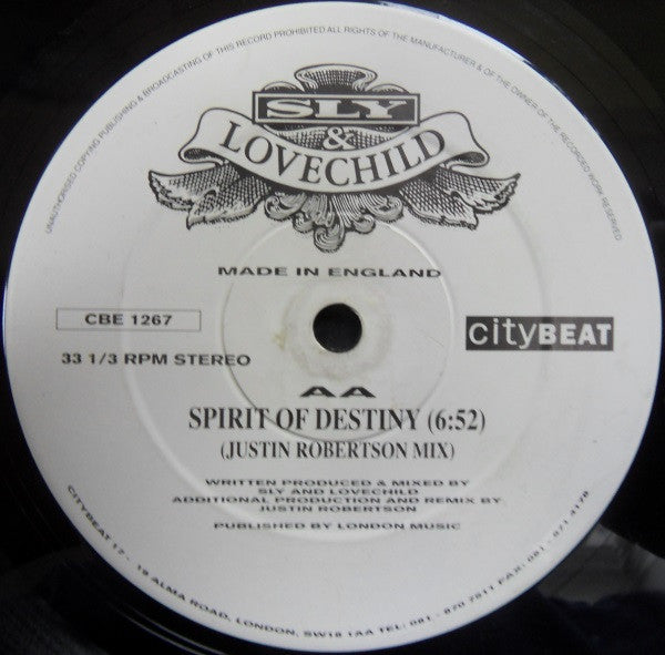 Sly & Lovechild : Spirit Of Destiny (12")