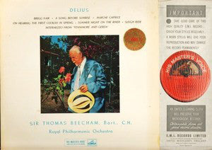 Frederick Delius - Sir Thomas Beecham, Royal Philharmonic Orchestra : Brigg Fair, Etc. (LP, red)