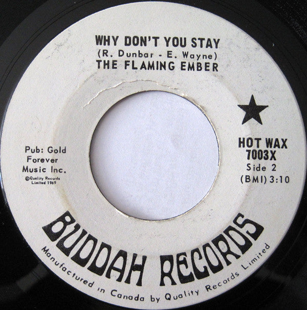 Flaming Ember : Westbound #9 / Why Don't You Stay (7")