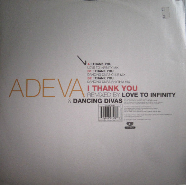 Adeva : I Thank You (12")