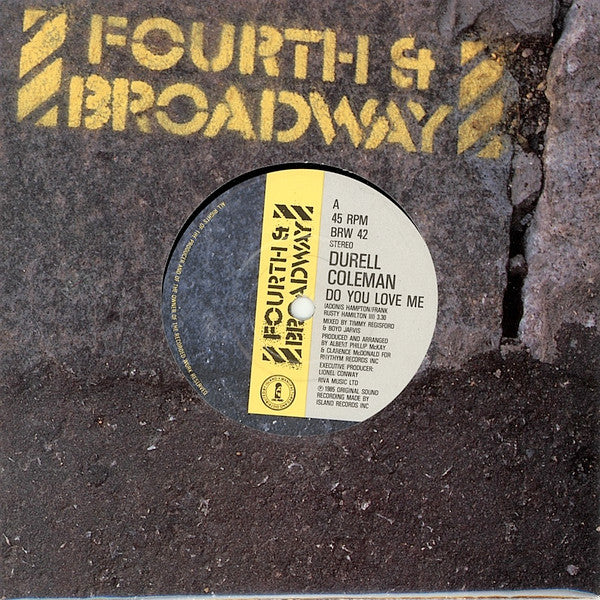 Durell Coleman : Do You Love Me (7")