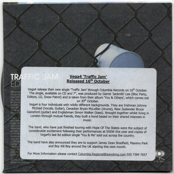 Vega 4 : Traffic Jam (CD, Single, Promo, Car)