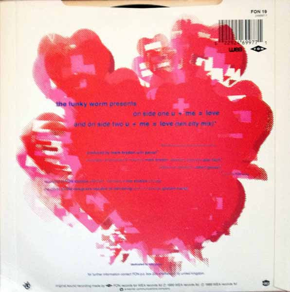 Funky Worm : U+Me=Love (7", Single)